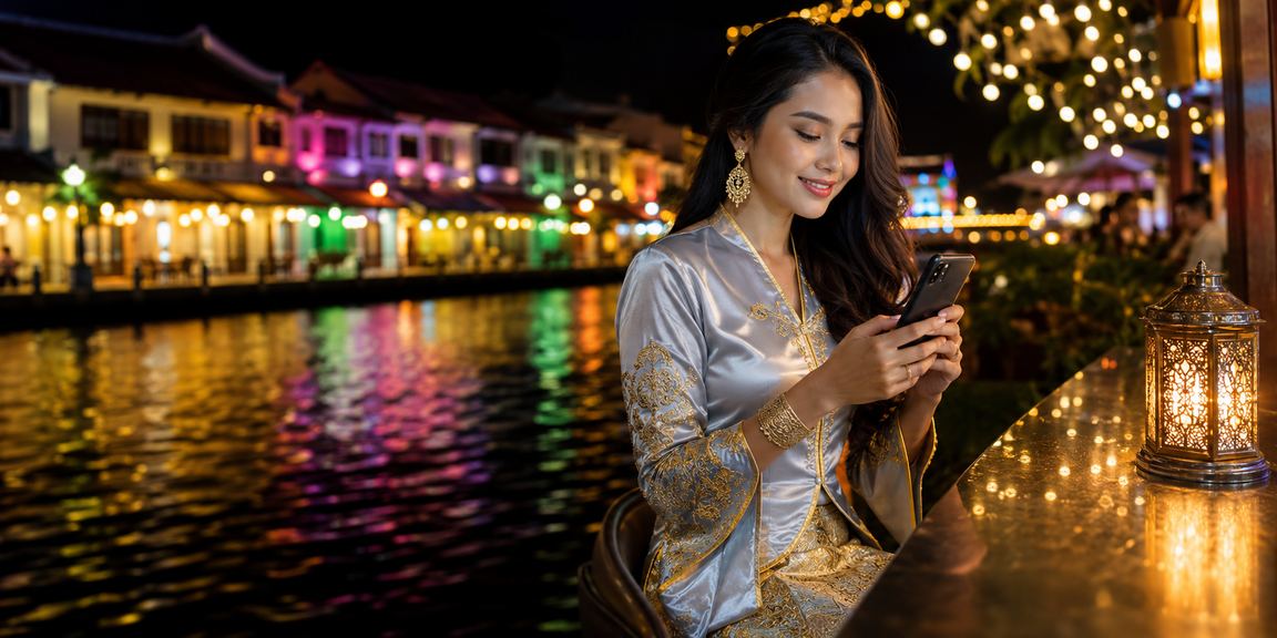 Pengguna Melaka membuat deposit dengan motif batik dalam suasana pertaruhan dalam talian yang selamat
