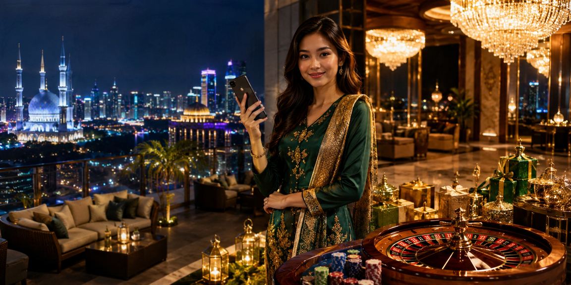 Pemain Selangor bermain roulette di bigwin888 semasa Hari Raya selepas log masuk dengan selamat
