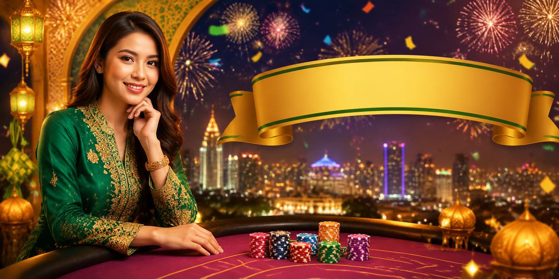 Pengguna dari Seremban membuat deposit pertaruhan sukan semasa musim perayaan Hari Raya